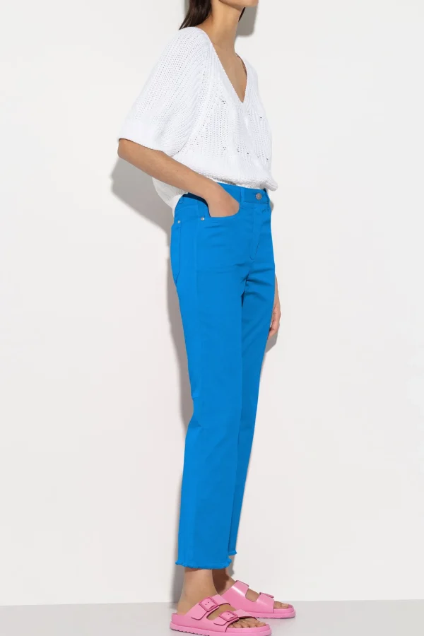 Hosen | Denim-LUISA CERANO Babyflare-Colour-Denim