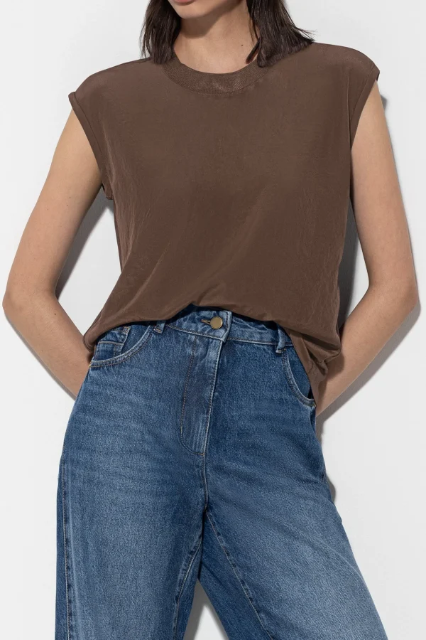 Shirts & Tops-LUISA CERANO Basic-Top Mit Rippdetail