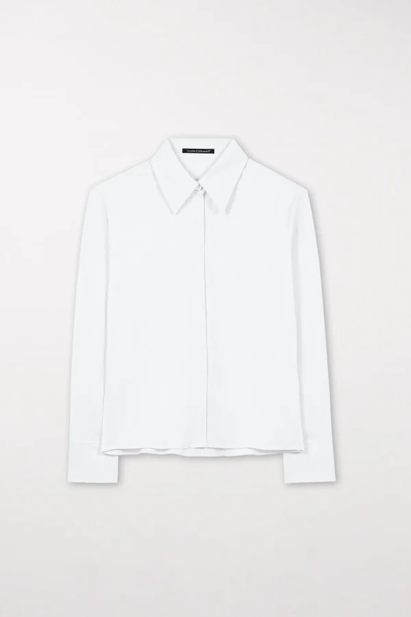 Blusen-LUISA CERANO Baumwoll-Hemdbluse