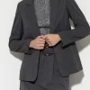 Sets | Jacken & Mäntel-LUISA CERANO Blazer Aus Kaschmir-Mix dark grey melange