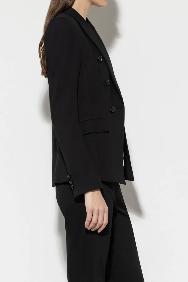 Sets | Jacken & Mäntel-LUISA CERANO Blazer Aus Punto-Milano black