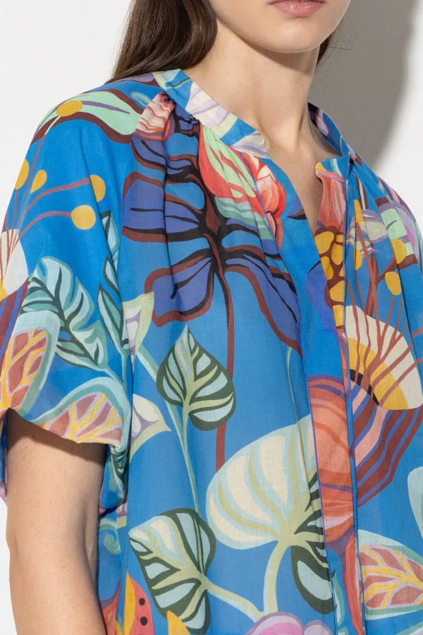 Blusen-LUISA CERANO Bluse Mit Caribbean-Print