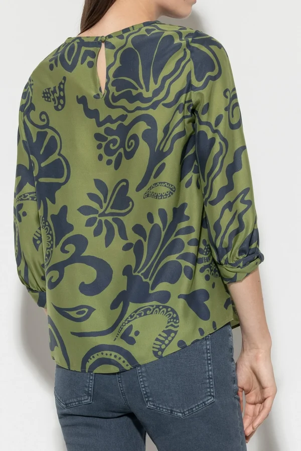 Blusen-LUISA CERANO Blusentop Mit Flower-Print multi