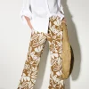 Hosen-LUISA CERANO Bootcut-Pants Mit Leaf-Print multi