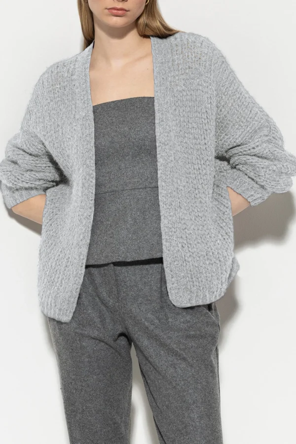 Strick-LUISA CERANO Cardigan Aus Alpaka-Mix