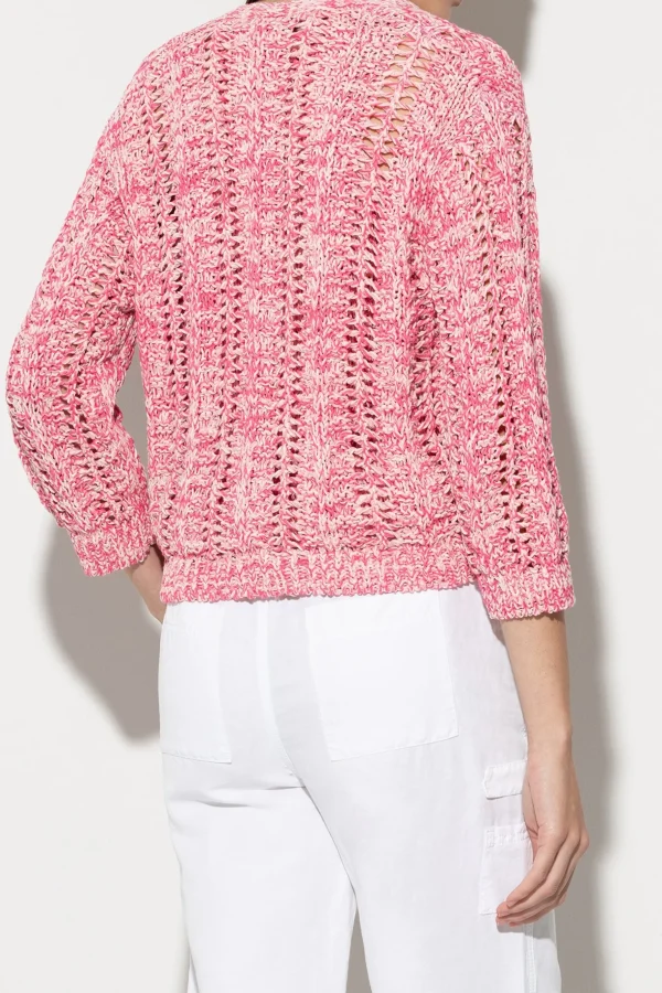 Sets | Strick-LUISA CERANO Cardigan Mit V-Neck candy pink