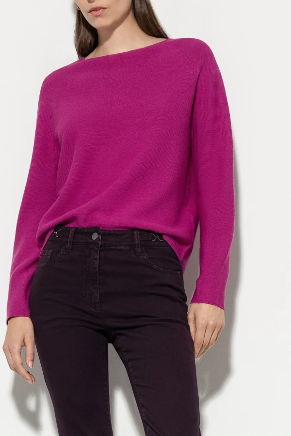 Strick-LUISA CERANO Feinstrick-Pulli Mit Boxy-Fit