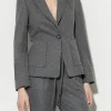 Sets | Jacken & Mäntel-LUISA CERANO Flanell-Blazer dark grey melange