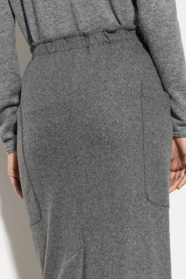 Röcke-LUISA CERANO Flanell-Rock dark grey melange