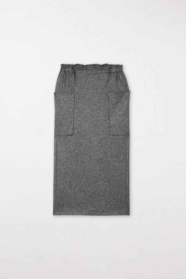 Röcke-LUISA CERANO Flanell-Rock dark grey melange