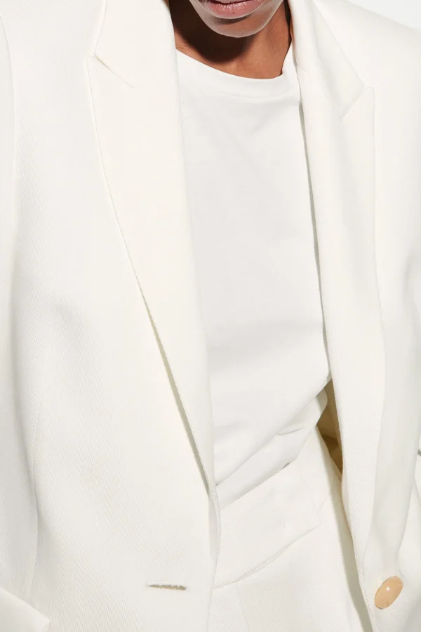 Blazer | Sets-LUISA CERANO Gabardine-Einknopf-Blazer