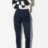 Hosen-LUISA CERANO Gabardine-Tapered-Pants dark navy