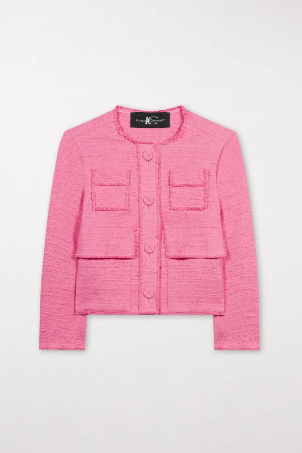 Jacken & Mäntel-LUISA CERANO Jacke In Tweed-Optik