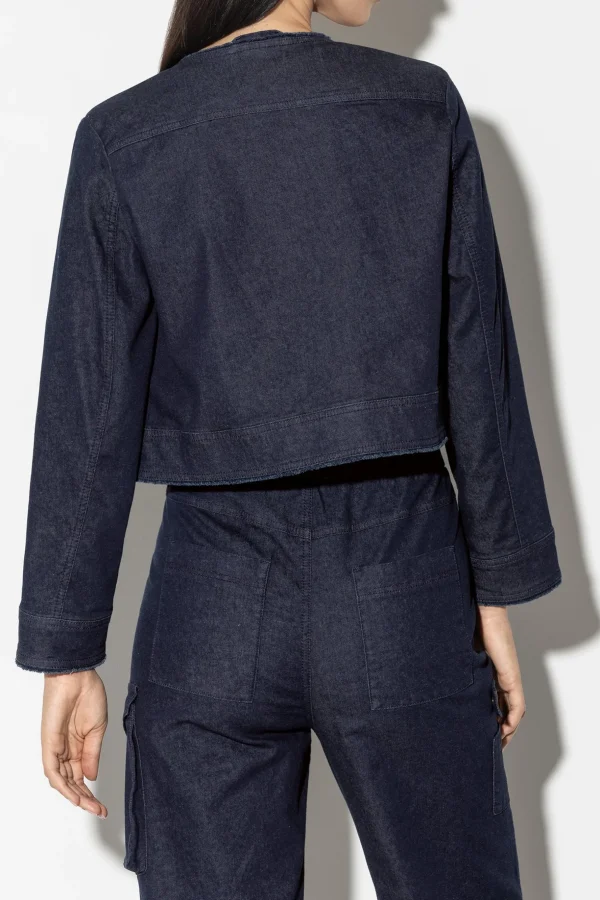 Sets | Jacken & Mäntel-LUISA CERANO Jeansjacke Mit Taschen dark navy