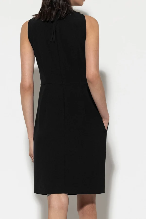 Kleider-LUISA CERANO Minikleid Mit Knotendetail black
