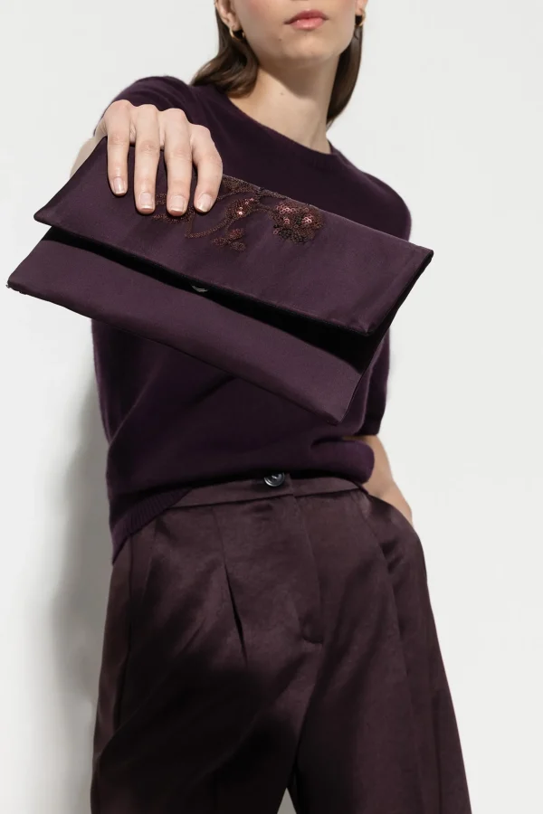 Accessoires-LUISA CERANO Pailletten-Clutch