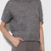 Strick-LUISA CERANO Pullover Aus Woll-Mix taupe