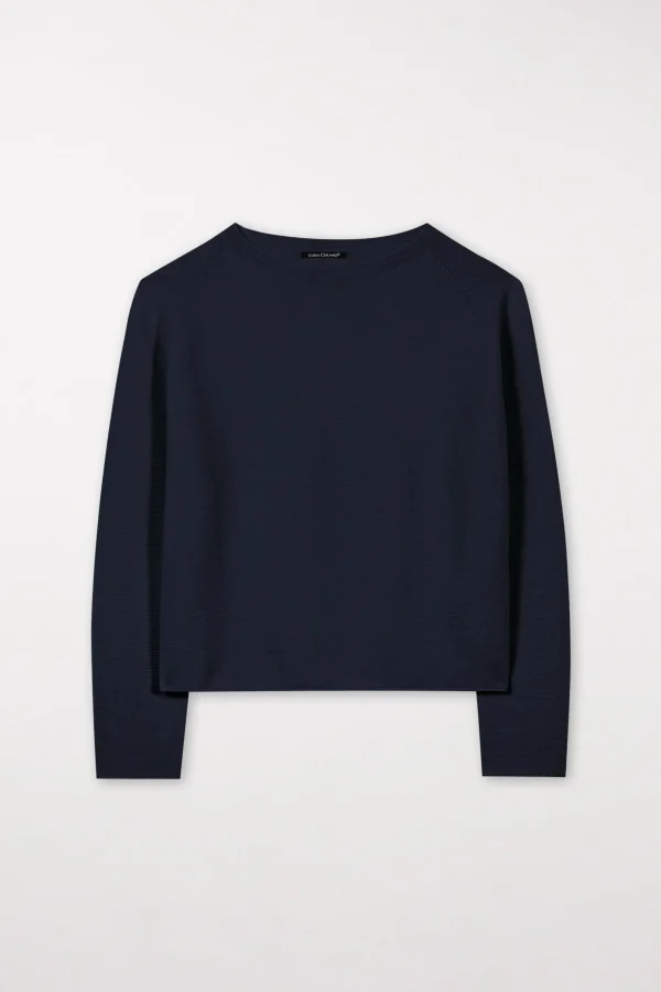 Strick-LUISA CERANO Pullover In Links-Struktur