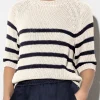 Strick-LUISA CERANO Pullover Mit Blockstreifen