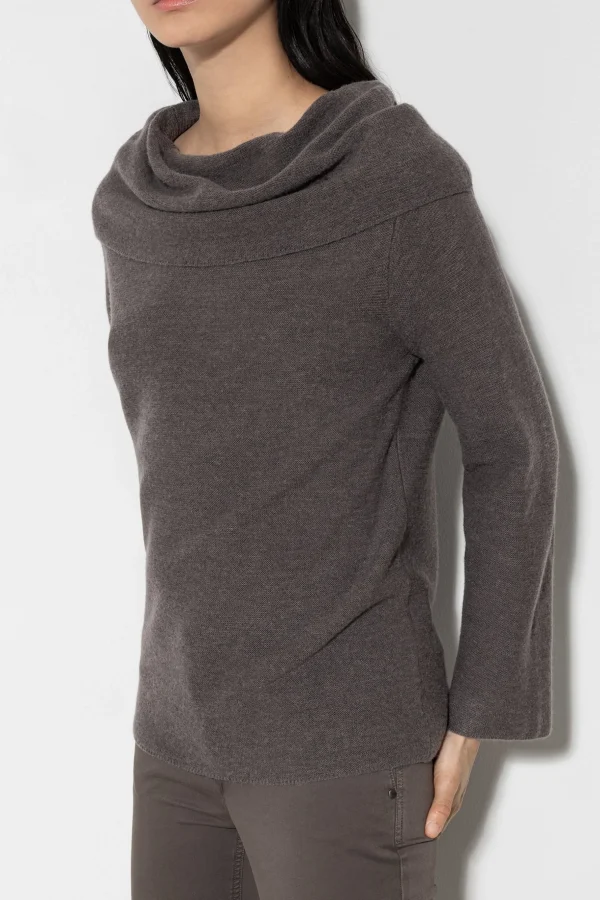 Strick-LUISA CERANO Pullover Mit Schalkragen