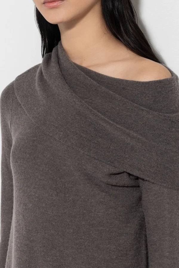 Strick-LUISA CERANO Pullover Mit Schalkragen