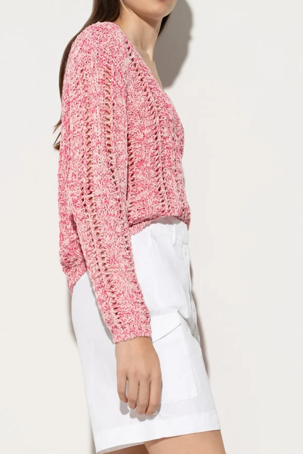 Strick-LUISA CERANO Pullover Mit V-Neck candy pink