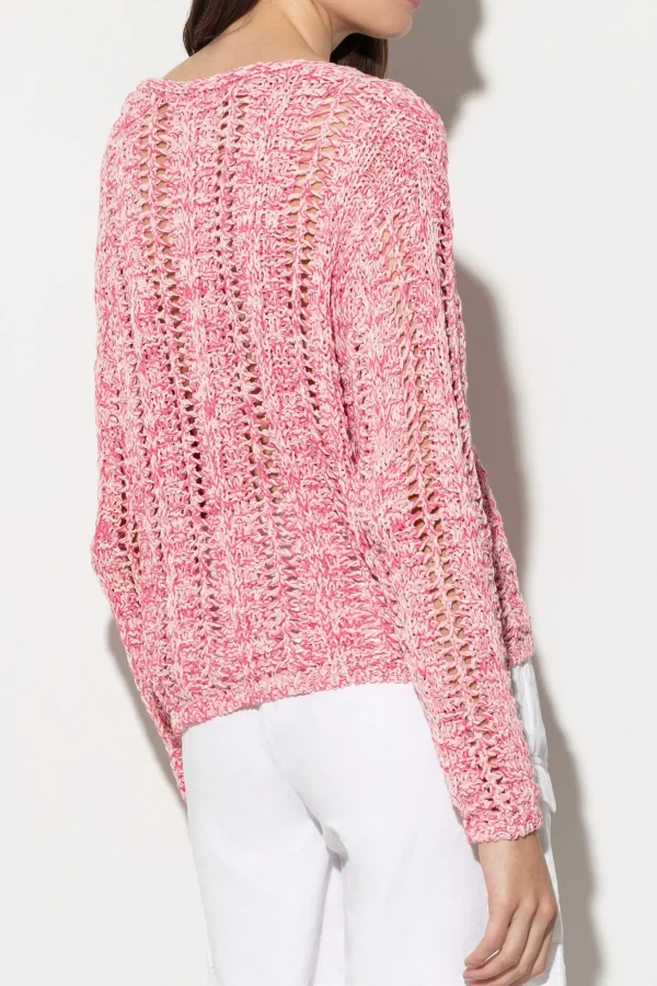 Strick-LUISA CERANO Pullover Mit V-Neck candy pink