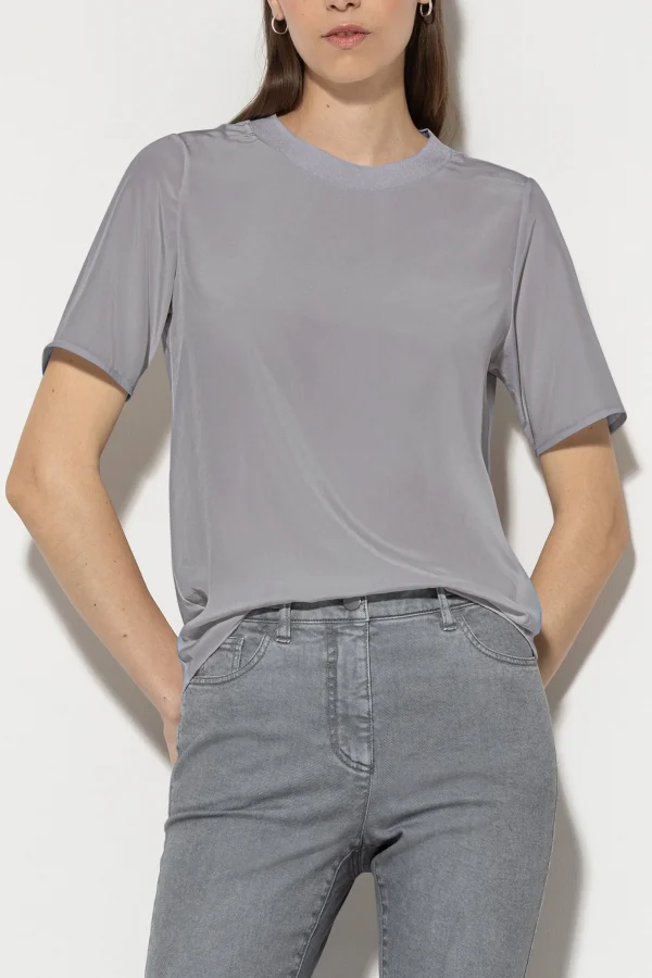 Shirts & Tops-LUISA CERANO Rundhalsshirt Mit Rippdetail