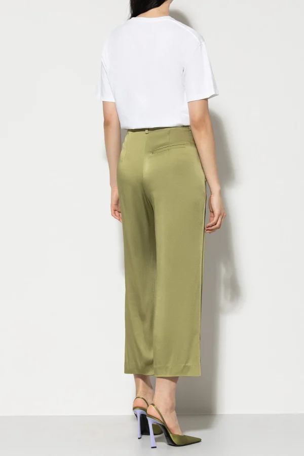 Hosen | Sets-LUISA CERANO Satin-Wideleg-Pants