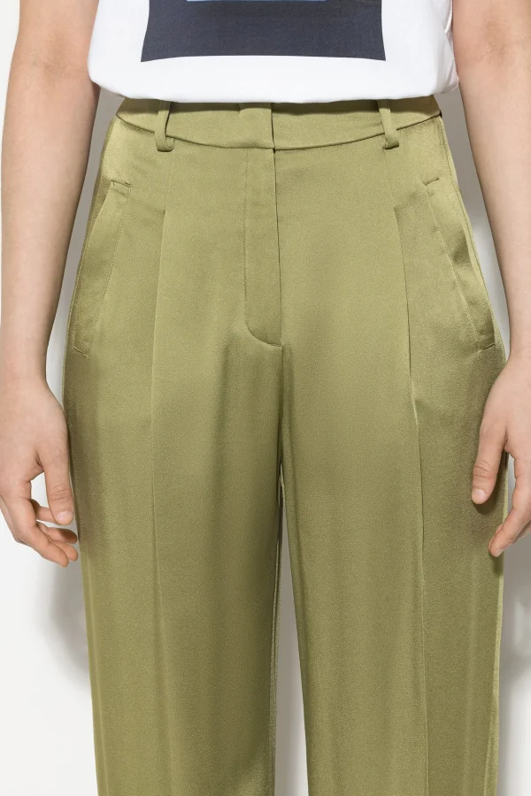 Hosen | Sets-LUISA CERANO Satin-Wideleg-Pants