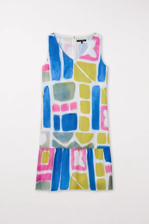 Kleider-LUISA CERANO Shiftdress Mit Ethnic-Print the playful graphic print