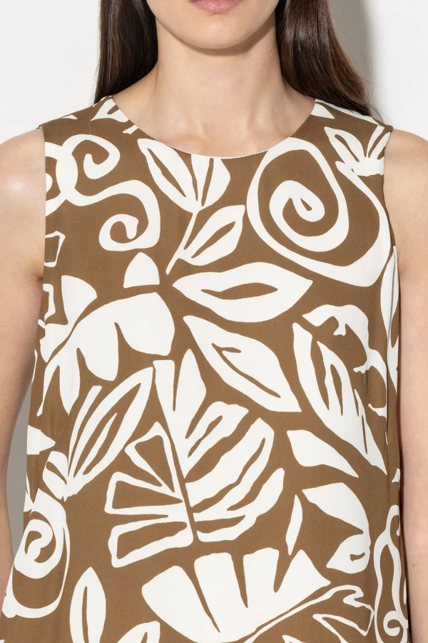 Kleider-LUISA CERANO Shiftdress Mit Leaf-Print multi