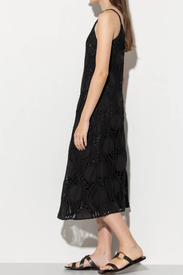 Kleider-LUISA CERANO Slipdress In Crochet-Optik