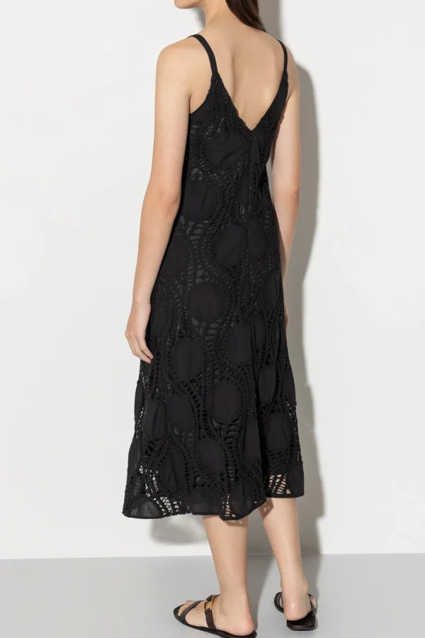Kleider-LUISA CERANO Slipdress In Crochet-Optik