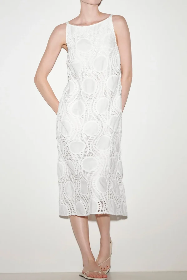 Kleider-LUISA CERANO Slipdress In Crochet-Optik