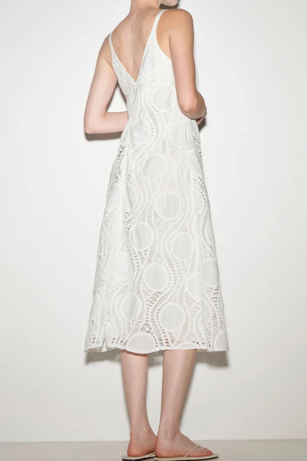 Kleider-LUISA CERANO Slipdress In Crochet-Optik
