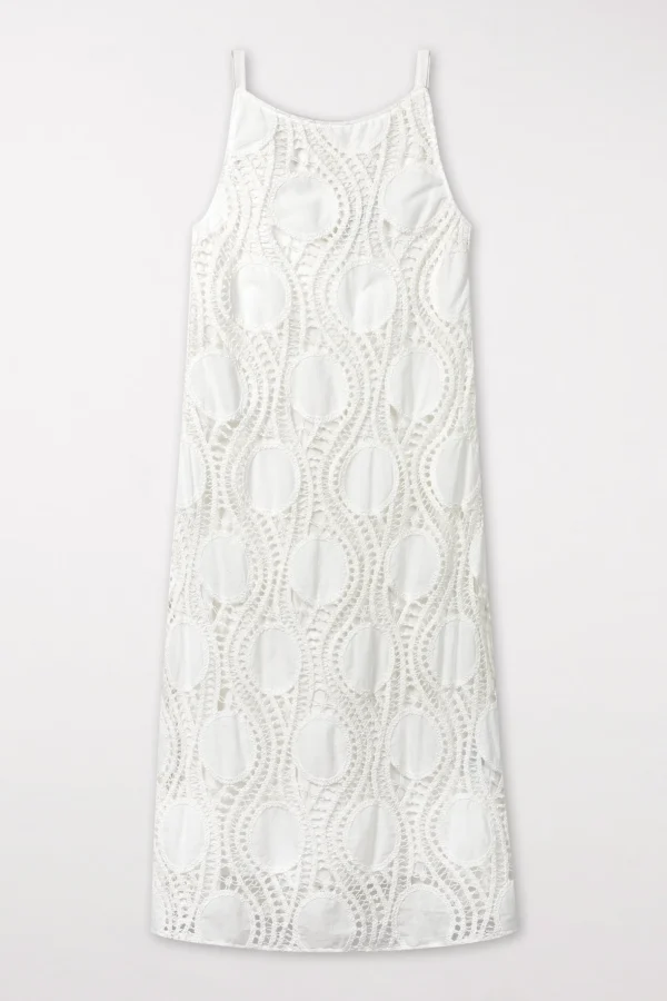 Kleider-LUISA CERANO Slipdress In Crochet-Optik