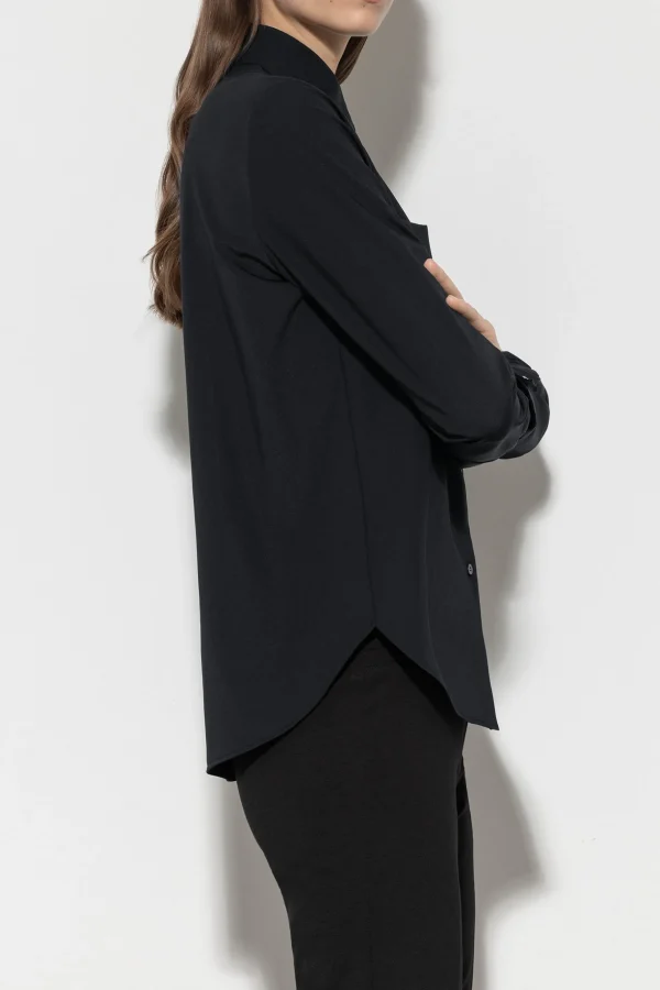 Blusen-LUISA CERANO Softshell-Hemdbluse black