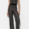 Sets | Strick-LUISA CERANO Strickhose Mit Fancy-Stripe black