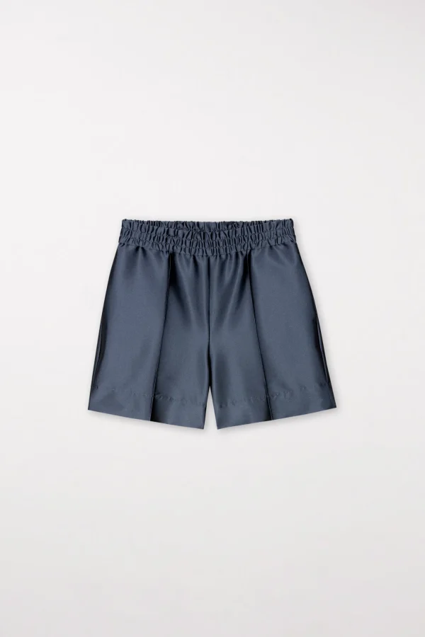 Sets | Hosen-LUISA CERANO Taft-Shorts greyish blue