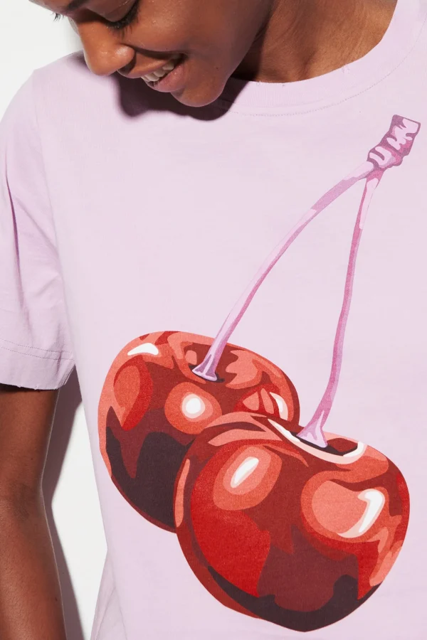 Shirts & Tops-LUISA CERANO T-Shirt Mit Cherry-Print