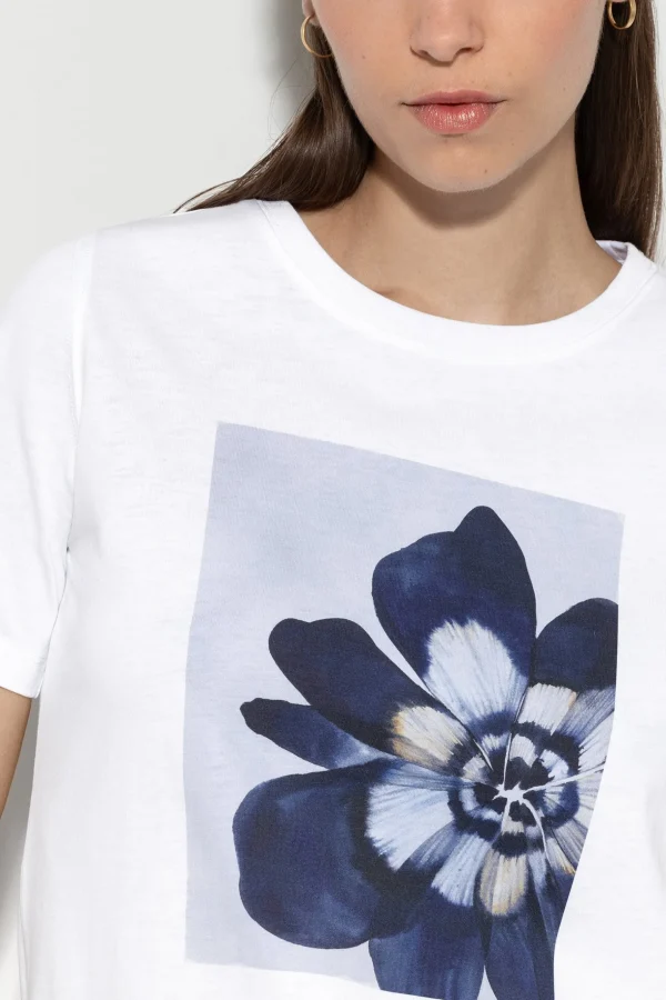 Shirts & Tops-LUISA CERANO T-Shirt Mit Digital-Motiv white