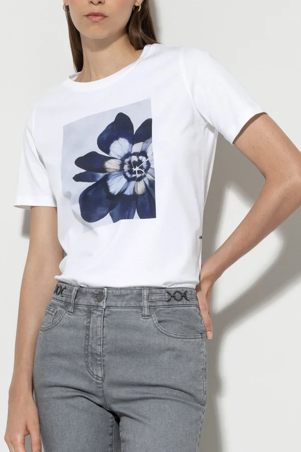 Shirts & Tops-LUISA CERANO T-Shirt Mit Digital-Motiv white