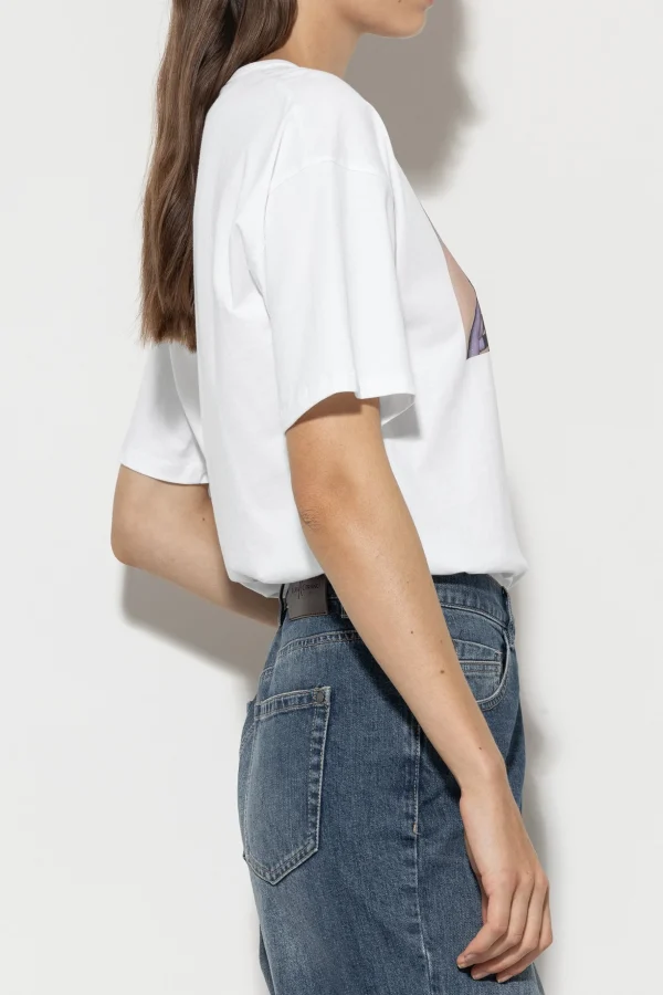 Shirts & Tops-LUISA CERANO T-Shirt Mit Print-Motiv white