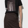 Shirts & Tops-LUISA CERANO T-Shirt Mit Statement-Print black