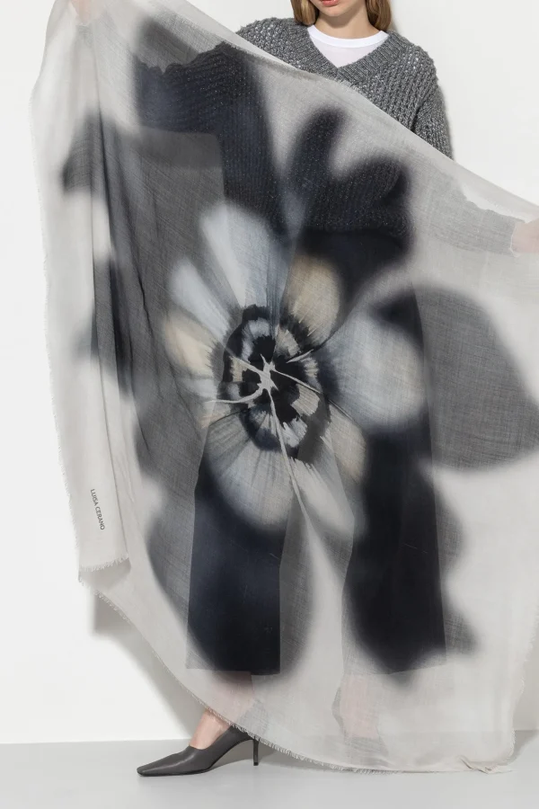Accessoires-LUISA CERANO Tuch Mit Flower-Print multi