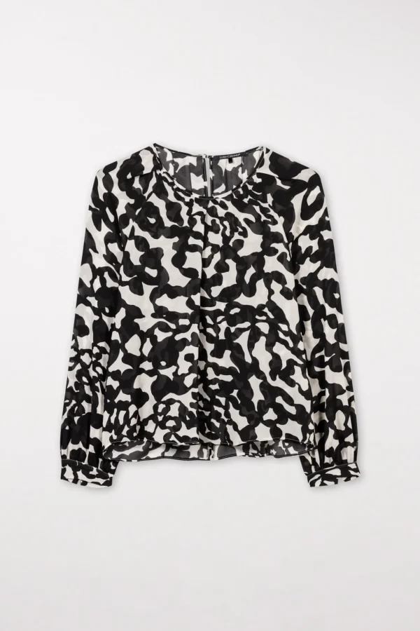 Blusen-LUISA CERANO Tunikabluse Mit Animal-Print the animal camouflage print