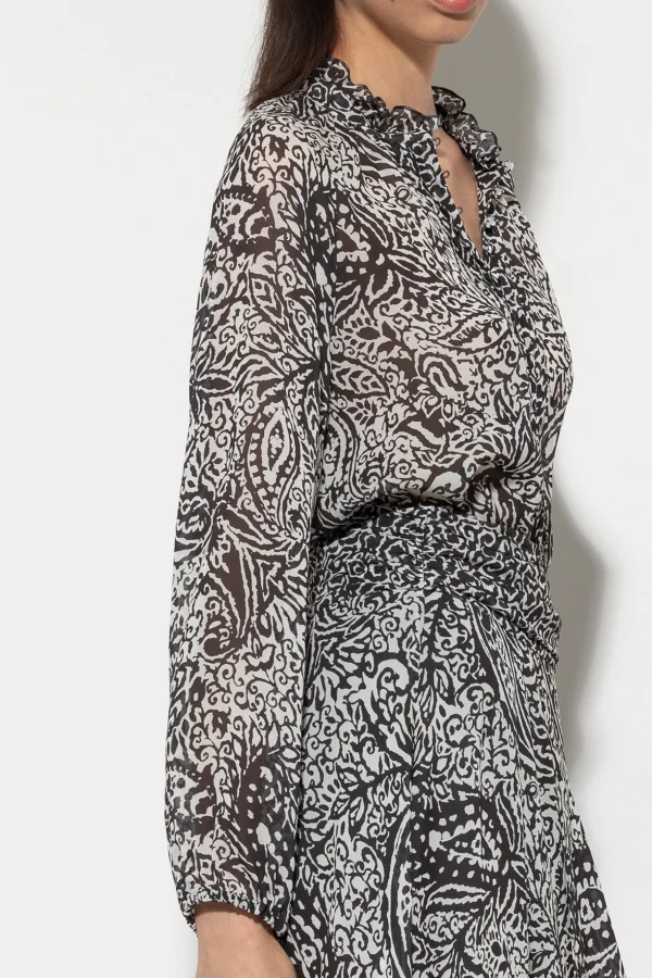 Blusen-LUISA CERANO Tunikabluse Mit Paisley-Print multi