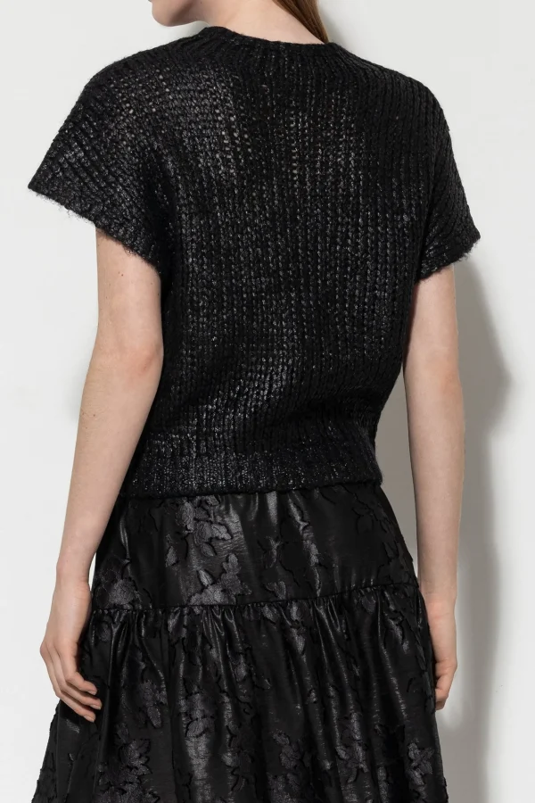 Strick-LUISA CERANO Turtleneck-Pullunder black