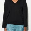 Strick-LUISA CERANO V-Neck-Pulli Aus Woll-Mix